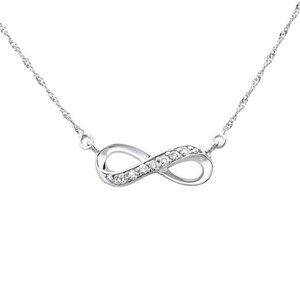 Sterling Silver Infinity Necklace​